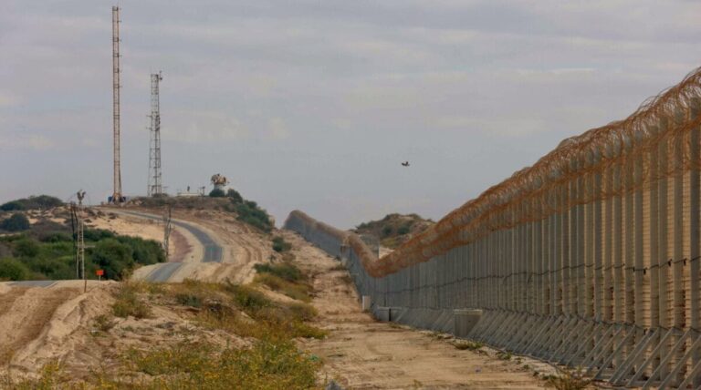 The border fence with Gaza, November 2024 (Photo: Oren Cohen)