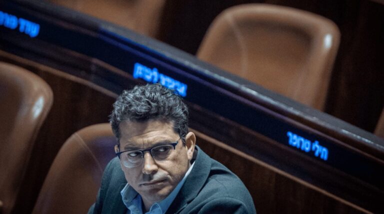 Diaspora Minister Amichai Chikli, 2025 (Photo by Yonatan Sindel)