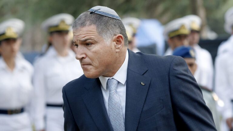 Head of the Shin Bet David Zini. November 03, 2025. Photo by Moshe Shai/FLASH90